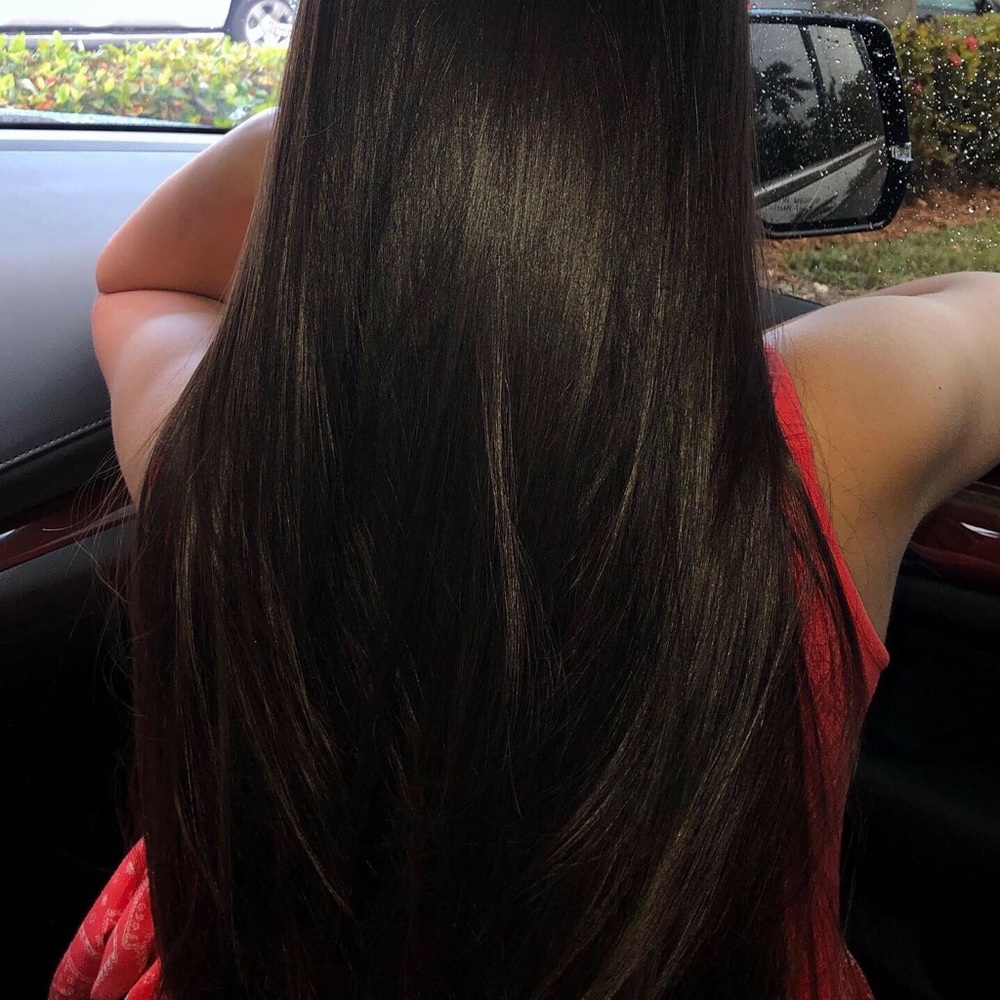 Virgin hair 18” long